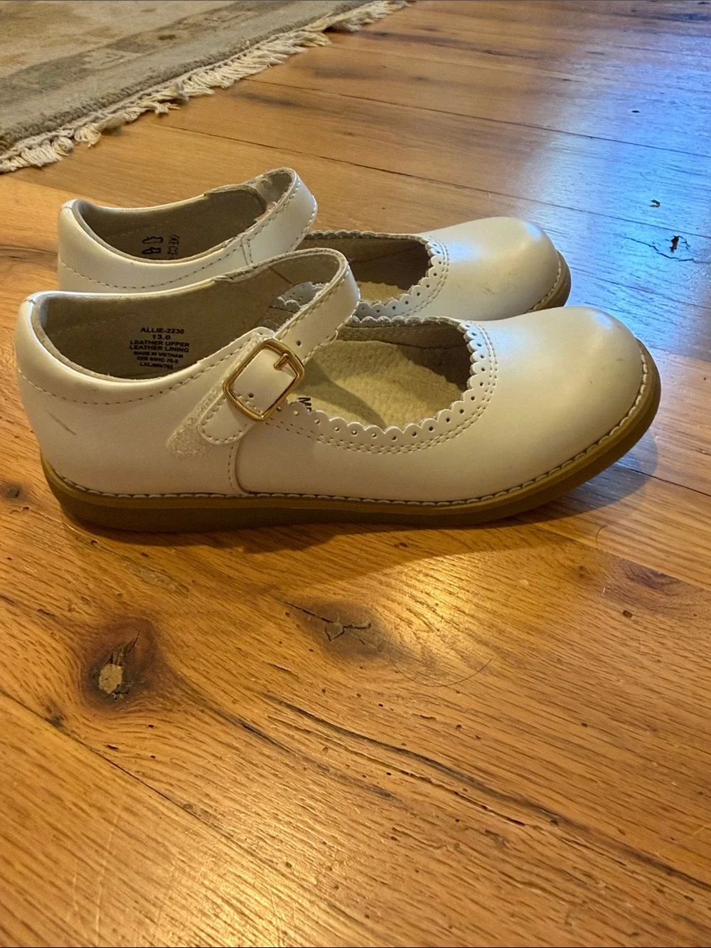 FootMates White Girls' Mary Jane Dress Shoes